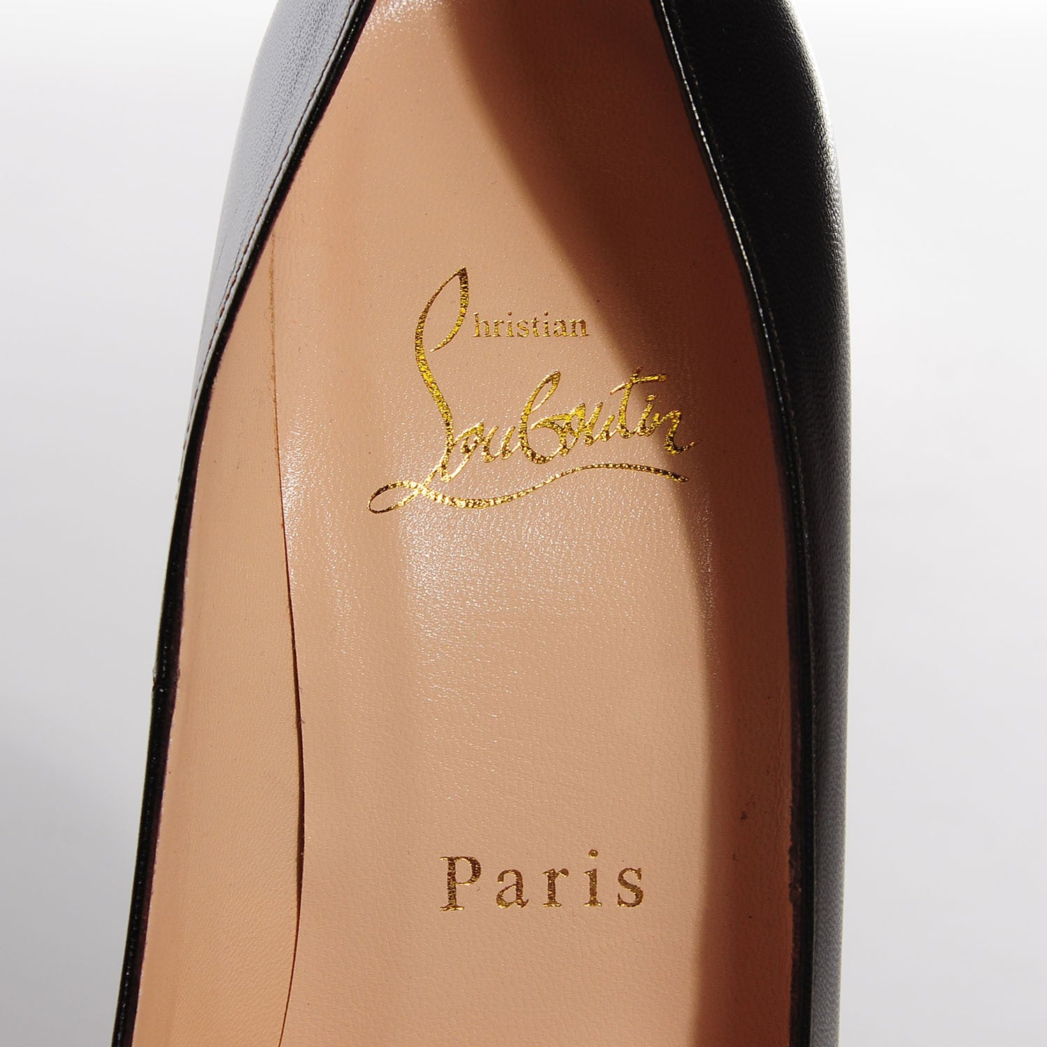 Christian Louboutin Kidskin Simple 100 Pumps 36.5 Black 7 of 7
