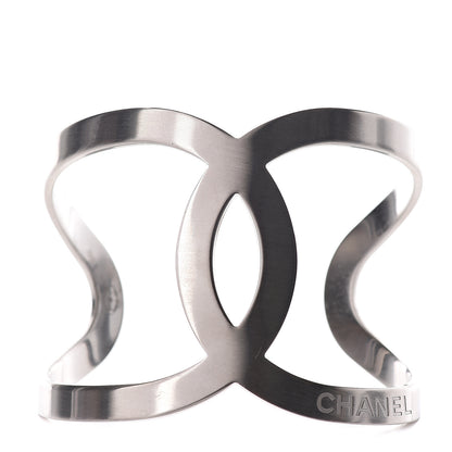 Chanel Metal CC Cuff Silver 1 of 3