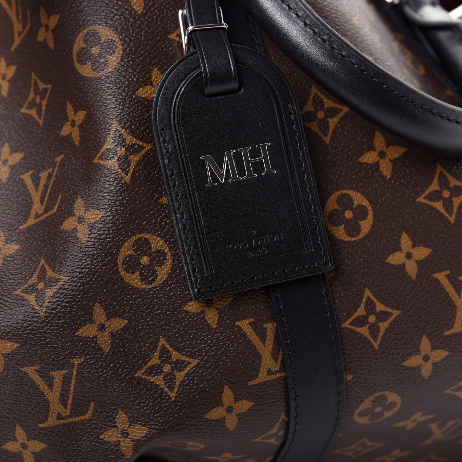 Louis Vuitton Monogram Macassar Keepall Bandouliere 55 9 of 9