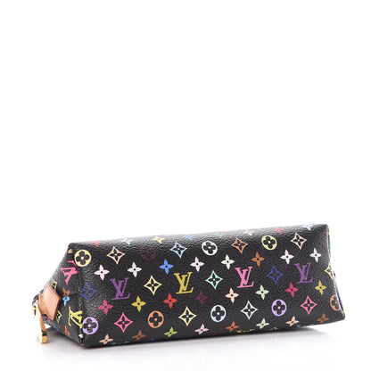 Louis Vuitton Monogram Multicolor Cosmetic Pouch Black Grenade 4 of 9