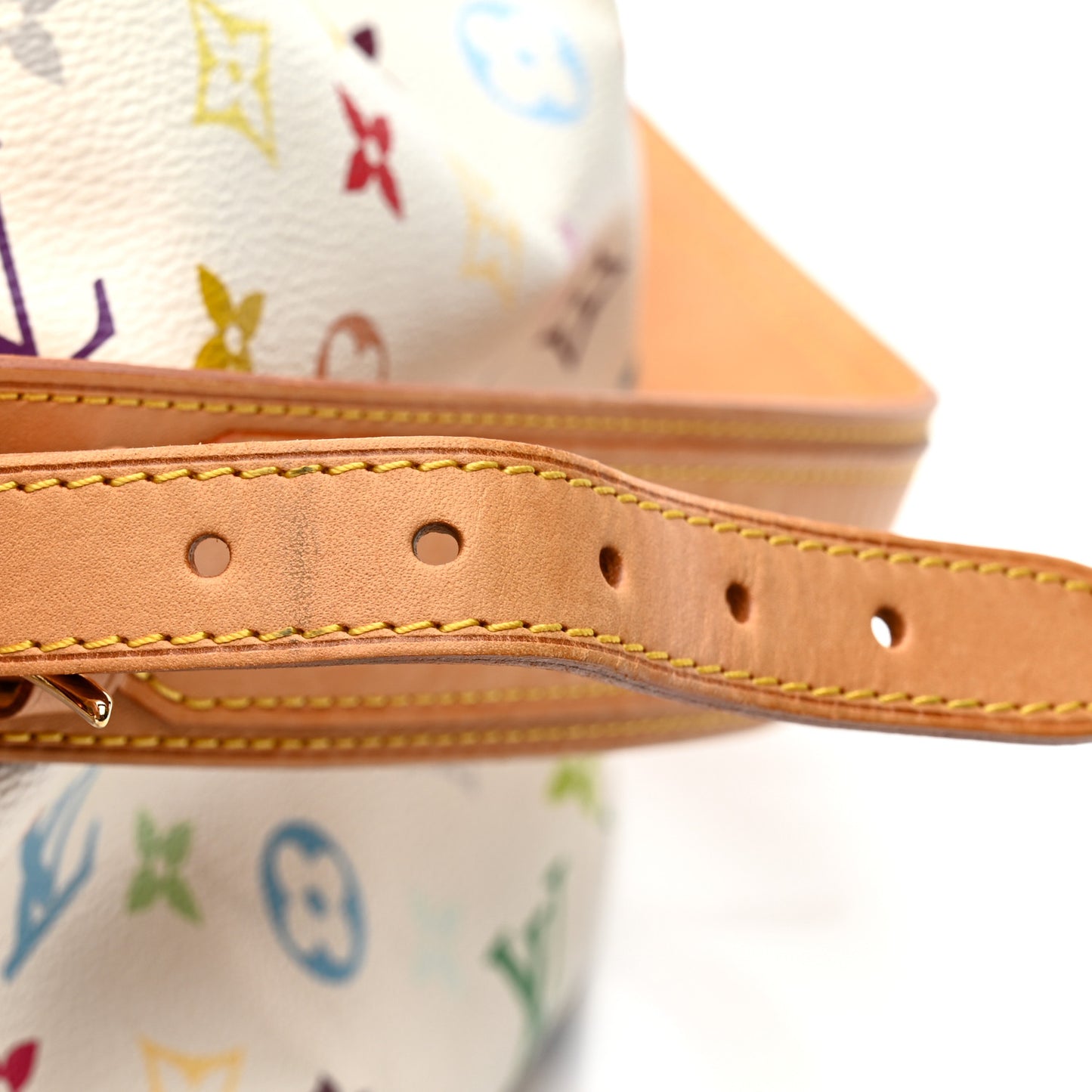 Monogram Multicolor Petit Noe White