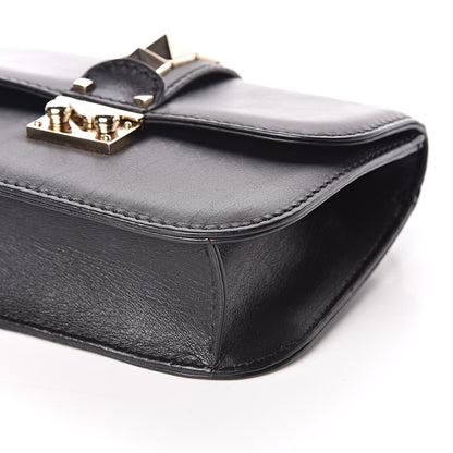 Valentino Garavani Vitello Small Glam Lock Rockstud Flap Black 9 of 12