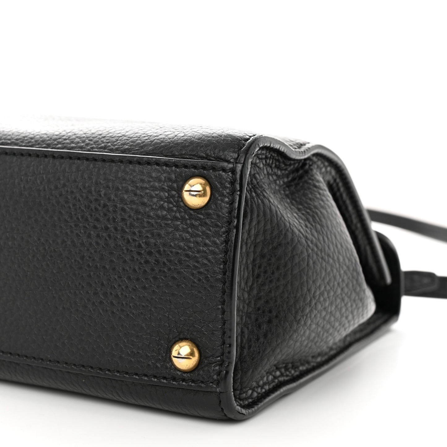 Calfskin Dioraddict Top Handle Black