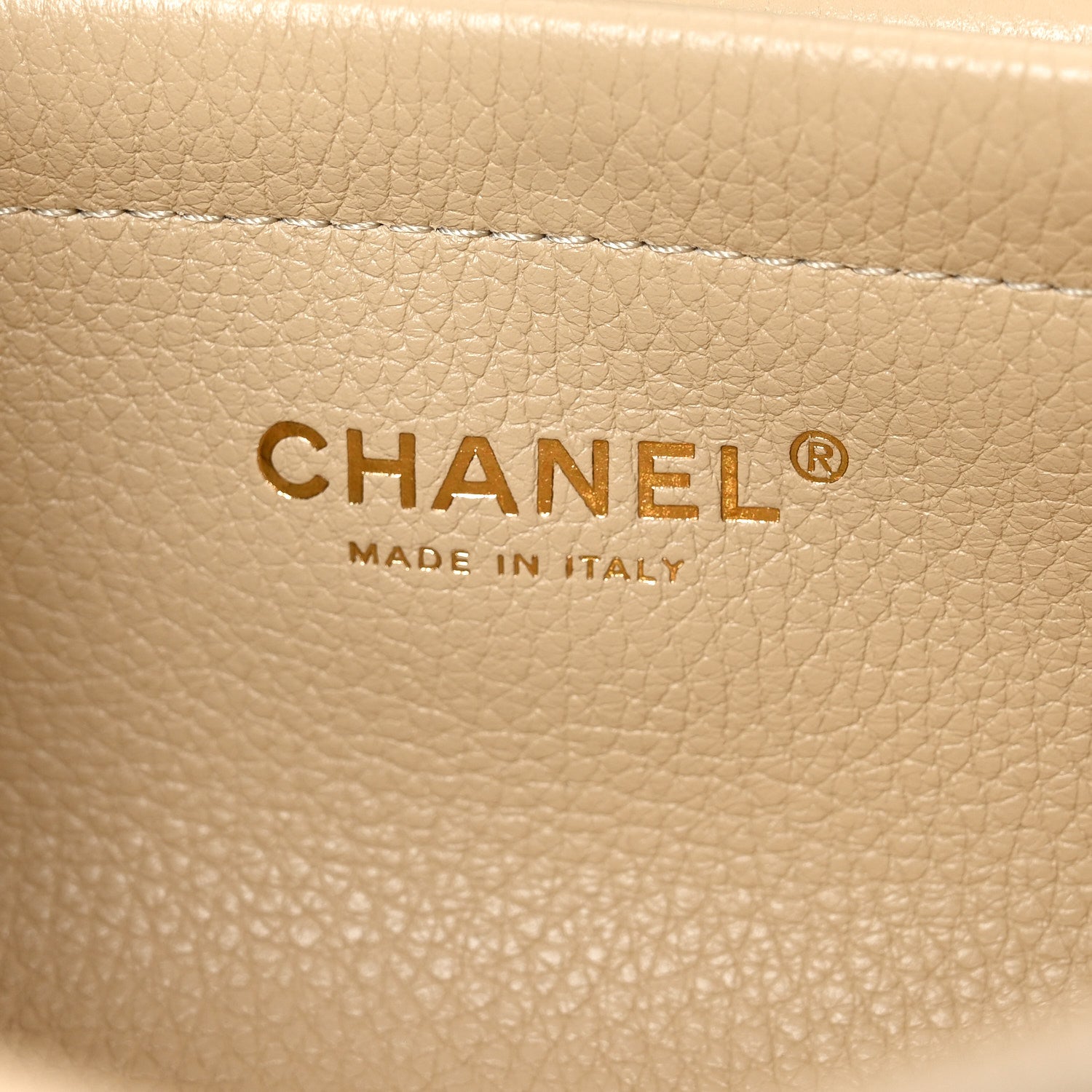 Chanel Grained Calfskin Stitched Urban Essentials Small Shopping Bag Beige 6 of 10