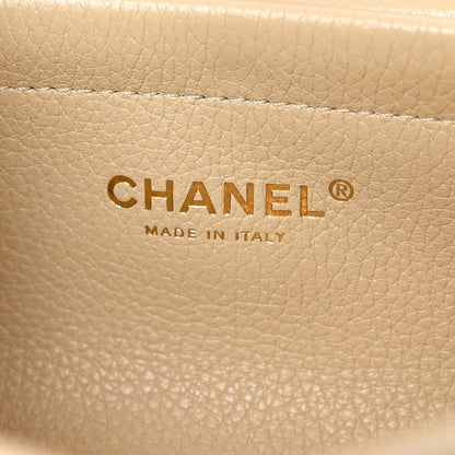 Chanel Grained Calfskin Stitched Urban Essentials Small Shopping Bag Beige 6 of 10