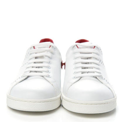 Valentino Garavani Calfskin Mens Backnet Sneakers 41 White Rosso Valentino 2 of 10