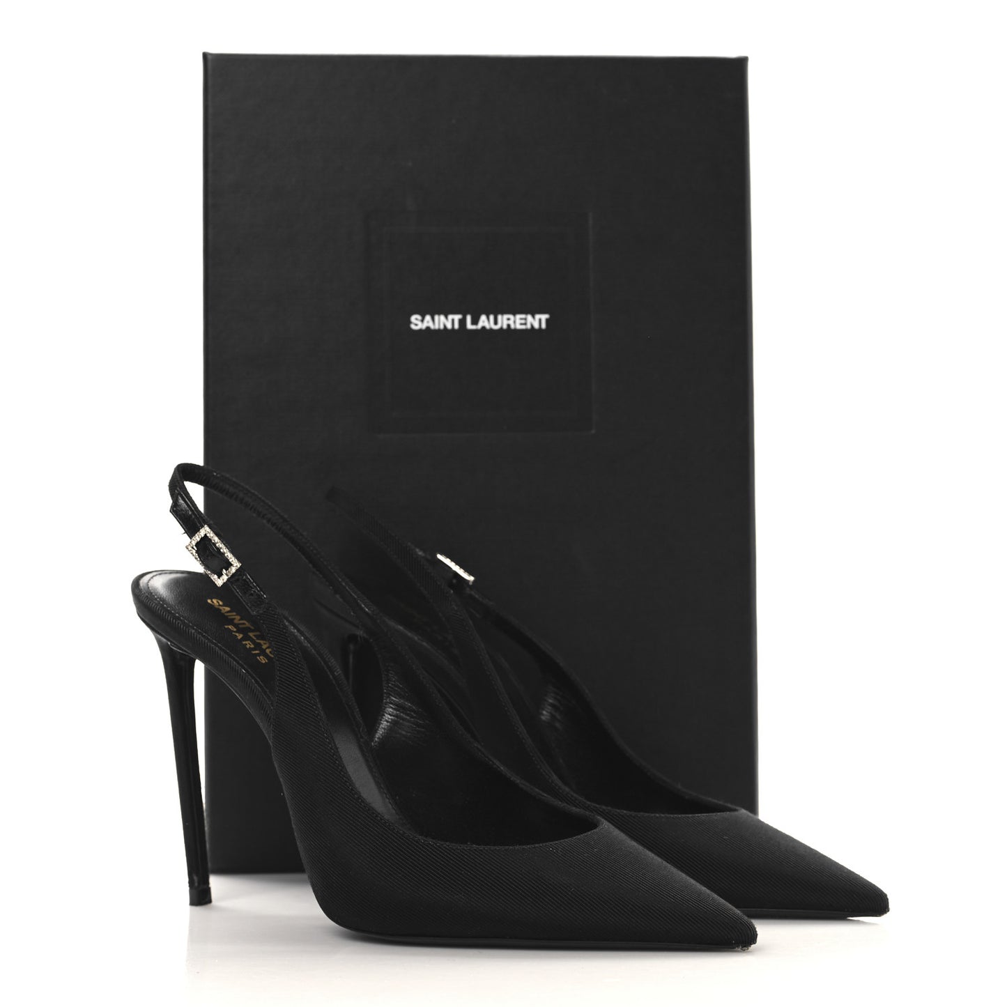 Grosgrain Penelope Zoe 105 Slingback Pump 38 Black