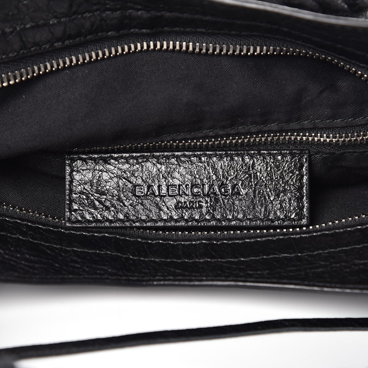 Agneau Classic Silver Hardware Town Black