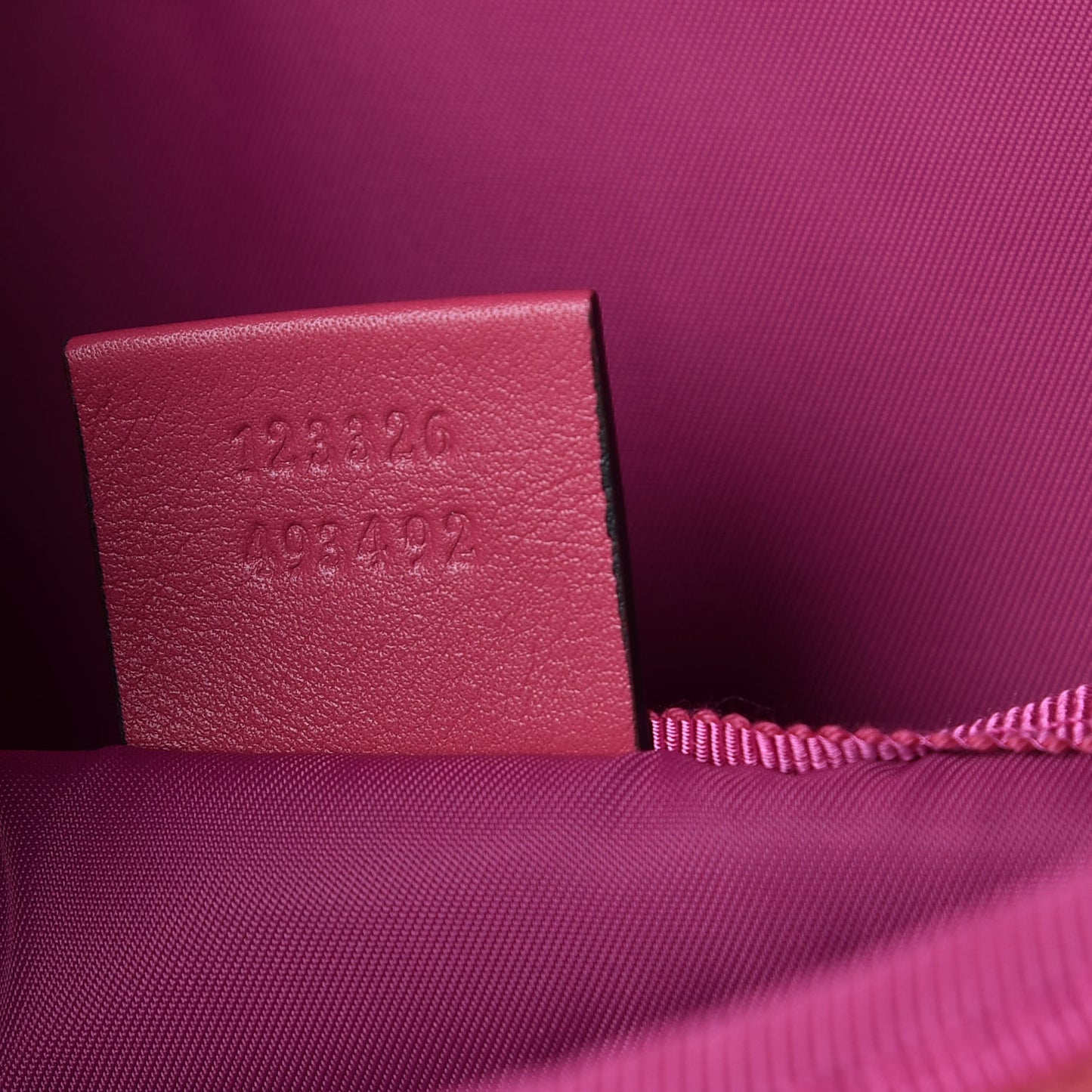 GG Supreme Monogram Rose Bud Diaper Bag Pink