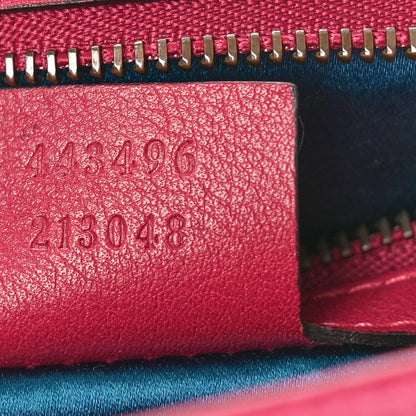 Gucci Velvet Matelasse Blind for Love Embroidered Medium GG Marmont Shoulder Bag Light Raspberry Rose Multicolor 7 of 11