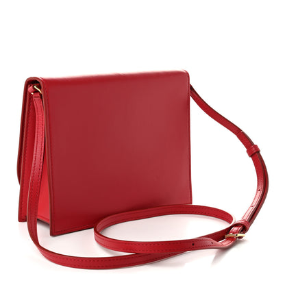 Dolce & Gabbana Calfskin DG Logo Flap Crossbody Bag Red 2 of 9