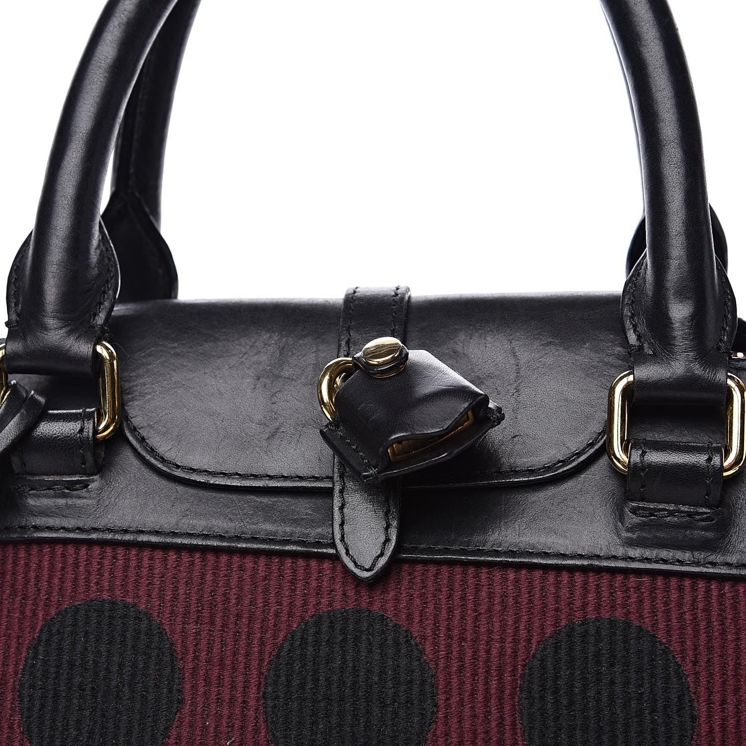 Burberry Calfskin Tapestry Milverton Satchel Multicolor 13 of 17