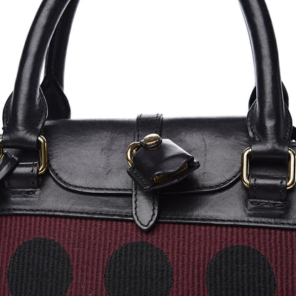 Burberry Calfskin Tapestry Milverton Satchel Multicolor 13 of 17