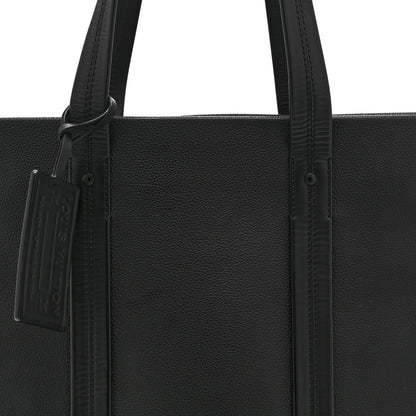Louis Vuitton Grained Calfskin LV Aerogram Tote Black 7 of 9