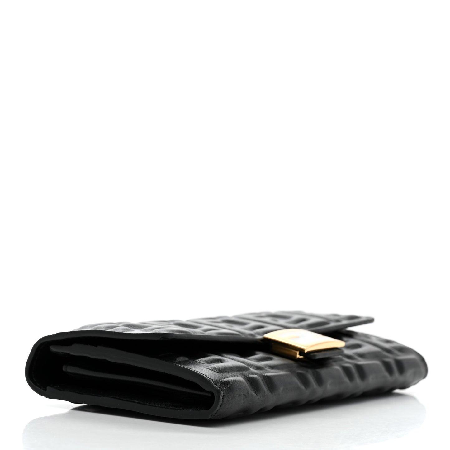 Nappa Matisse FF Embossed Continental Wallet Black