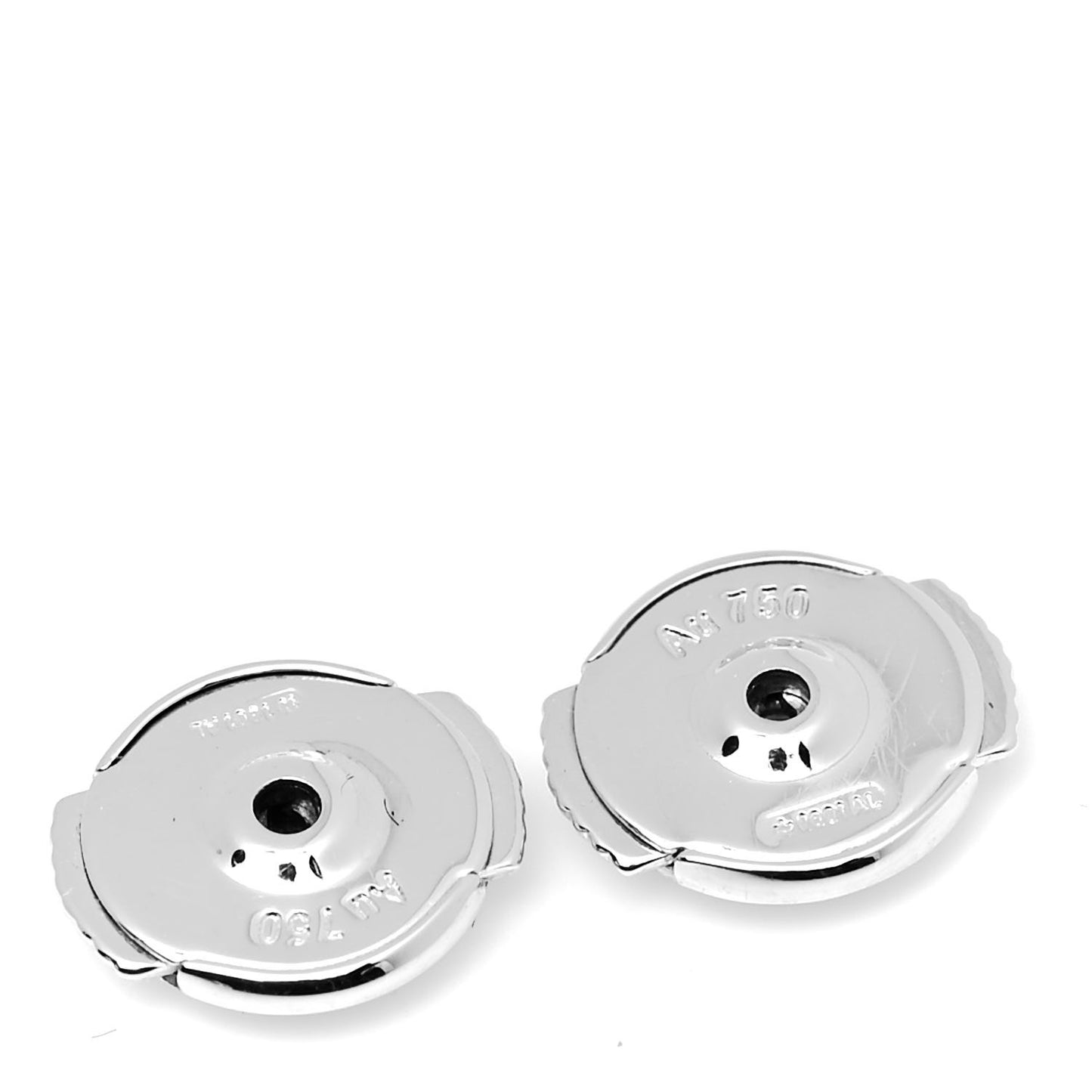18K White Gold Mother of Pearl Sweet Alhambra Earrings
