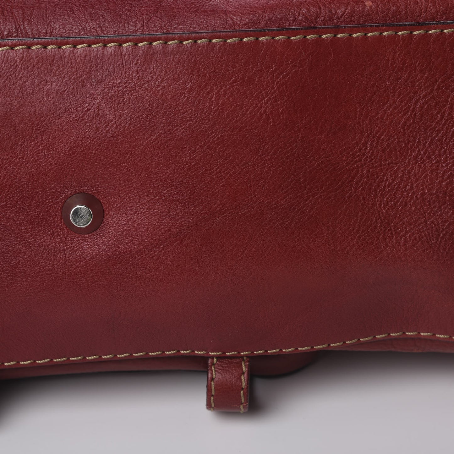 Calfskin Edith Satchel Whiskey