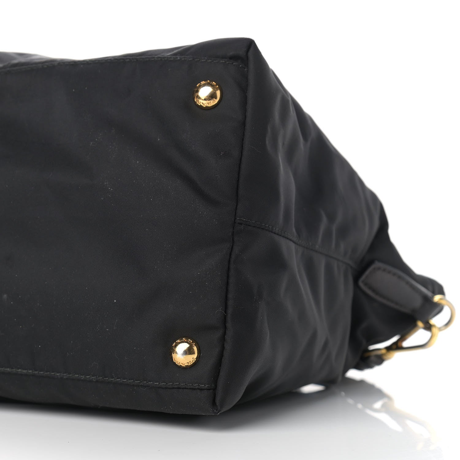 Prada Tessuto Nylon Saffiano Tote Black 8 of 10