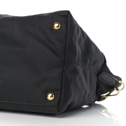 Prada Tessuto Nylon Saffiano Tote Black 8 of 10