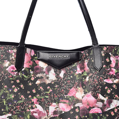 Givenchy Textured Coated Canvas Roses Camouflage Print Large Antigona Tote Black 18 of 18