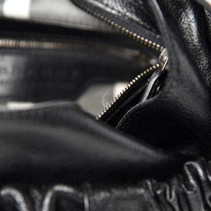 Burberry Calfskin Warrior Hobo Black 14 of 18