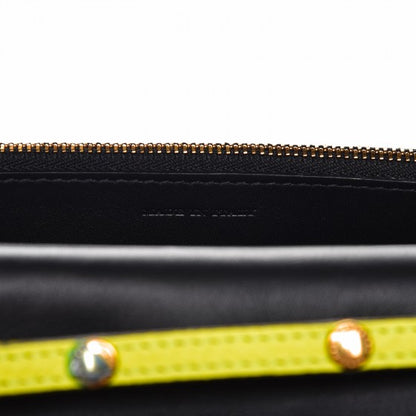 Burberry Signature Grain Small Burleigh Crossbody Bag Neon Yellow 7 of 11