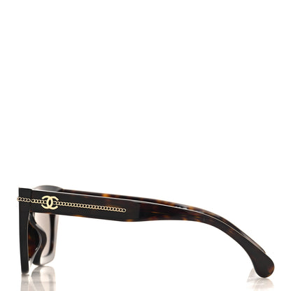 Chanel Acetate Square Sunglasses 5509-A Tortoise 3 of 7