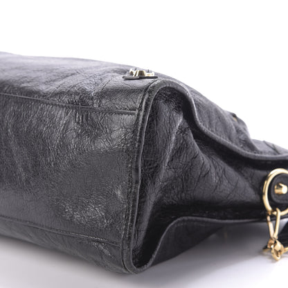 Balenciaga Agneau Classic Gold Hardware City Black 7 of 9
