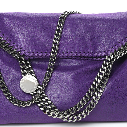 Stella McCartney Shaggy Deer Falabella Fold Over Tote Bright Purple 8 of 10