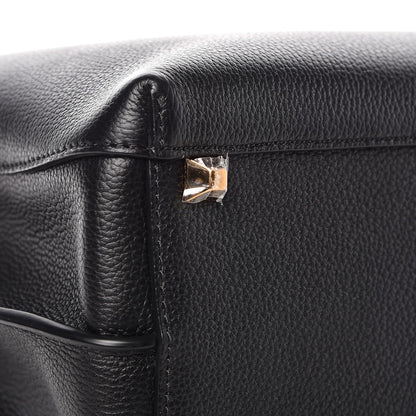 MCM Grained Calfskin Medium Milla Tote Black 6 of 11