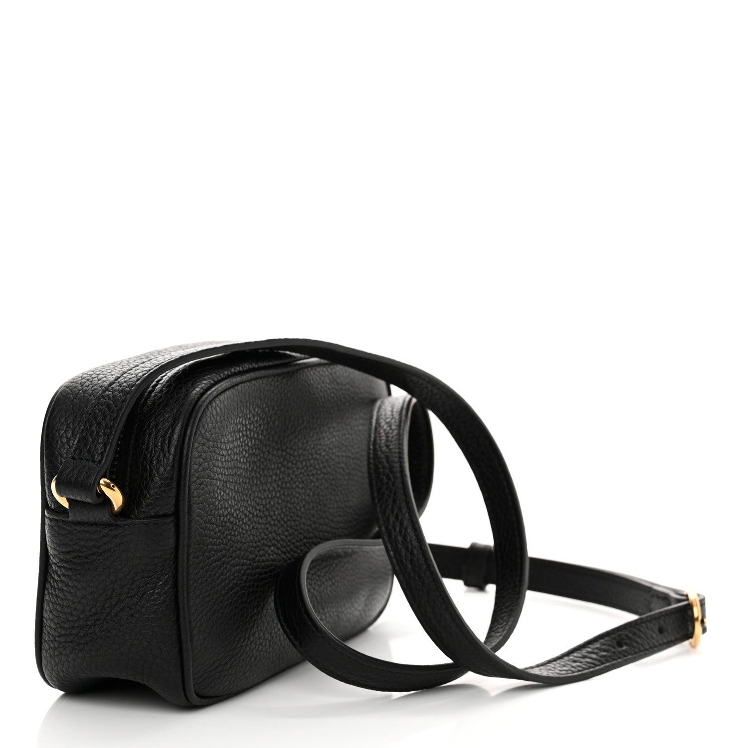 Gucci Pebbled Calfskin Mini Soho Disco Bag Black 3 of 10