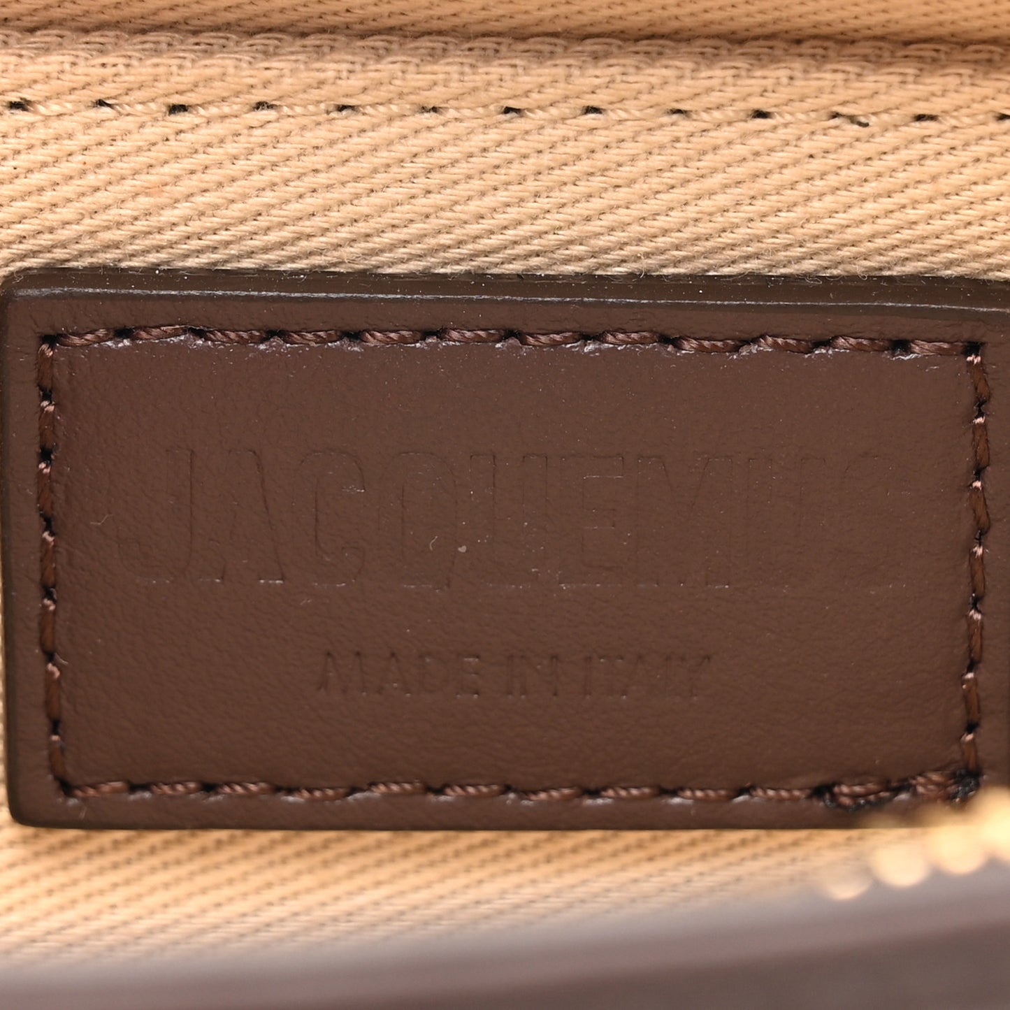 Smooth Calfskin Le Bisou Mousqueton Dark Brown