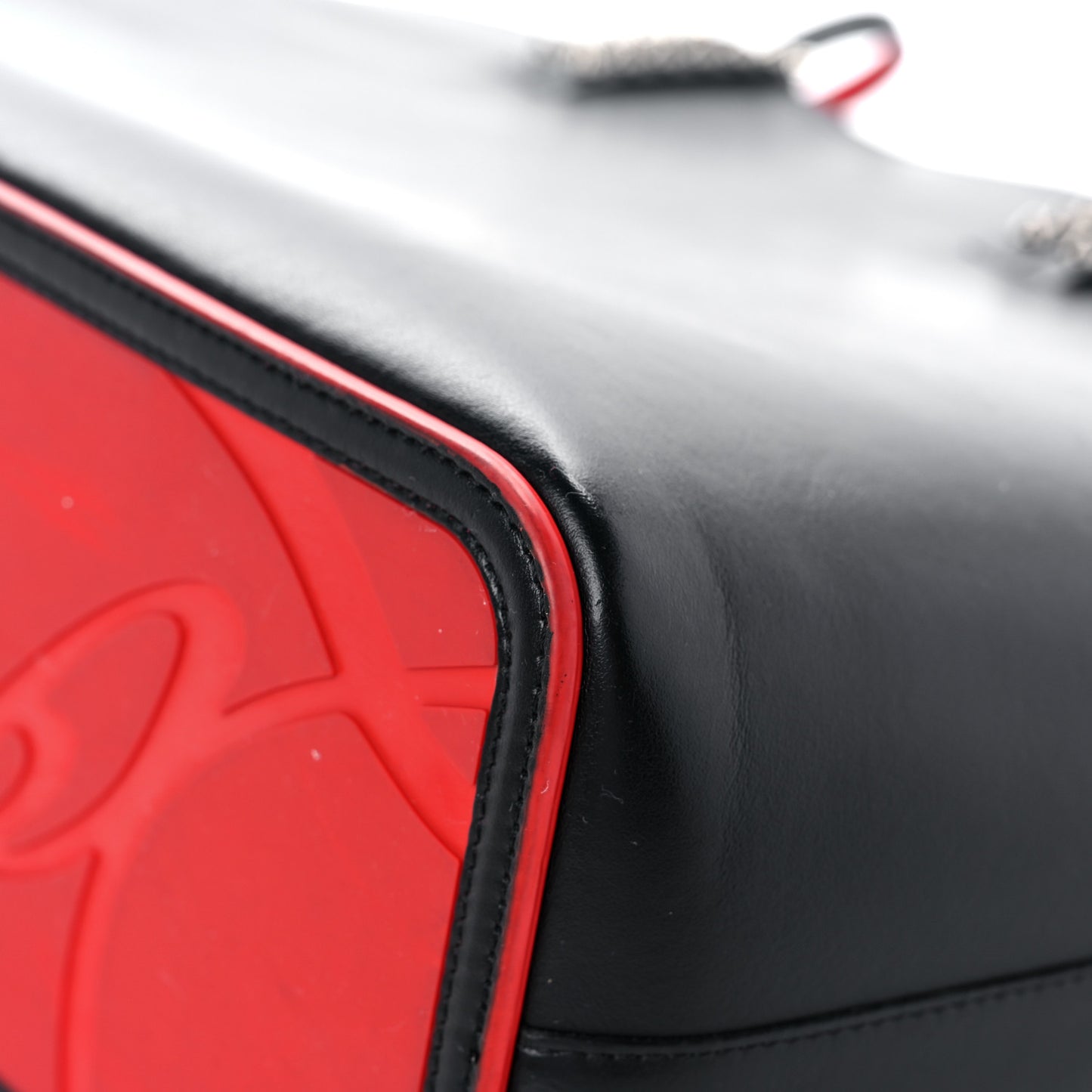Calfskin In Love East West Cabata Tote Black Multicolor