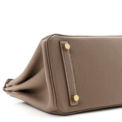 Hermes Togo Birkin 25 Etoupe 9 of 11
