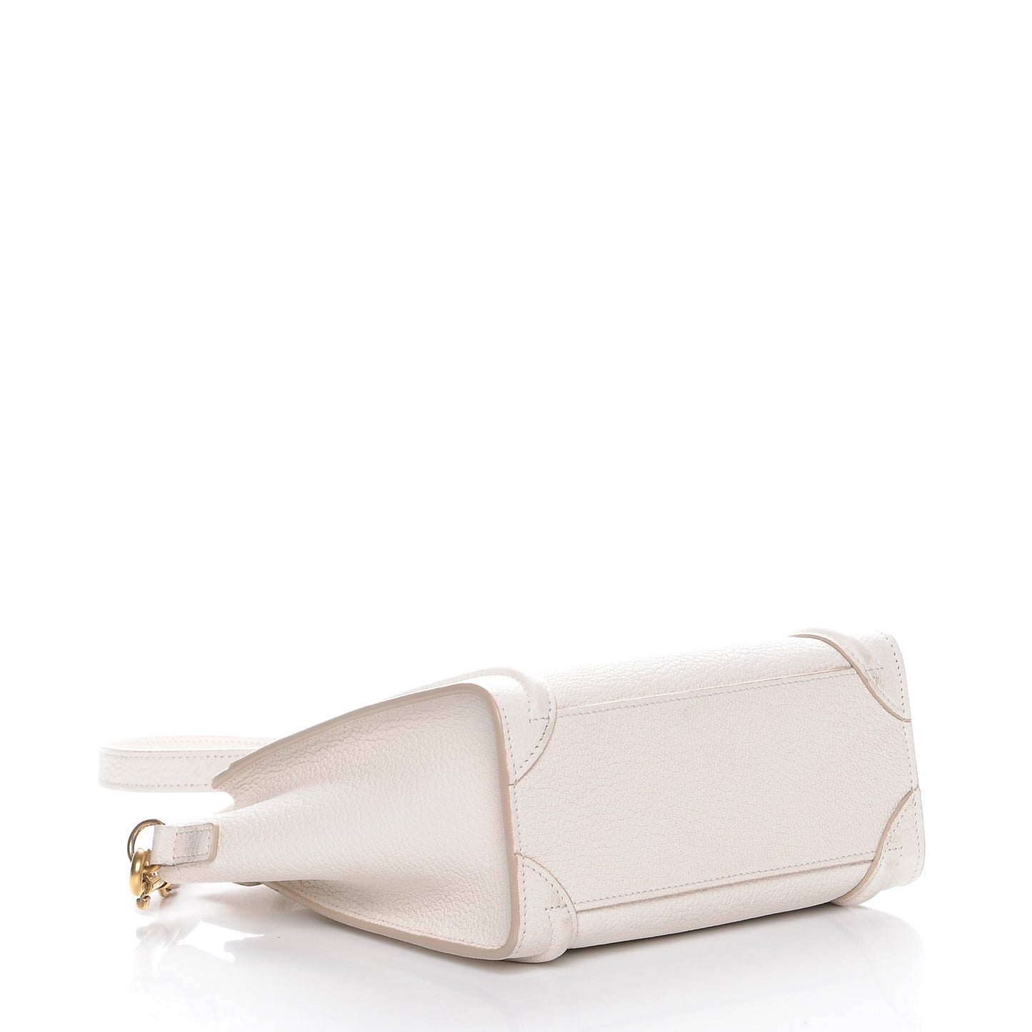 Goatskin Nano Luggage White