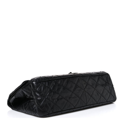 Chanel Metallic Aged Calfskin Quilted 2.55 Reissue 227 Flap So Black 4 of 10
