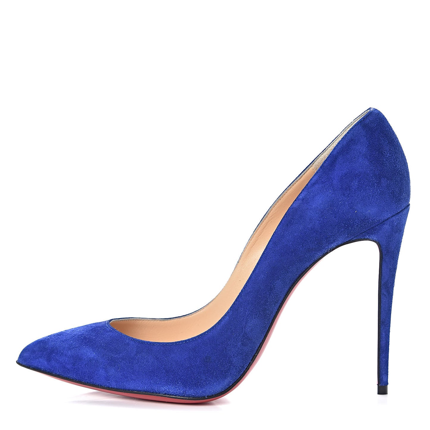 Veau Velours Pigalle Follies 100 Pumps 39.5 Metal Blue