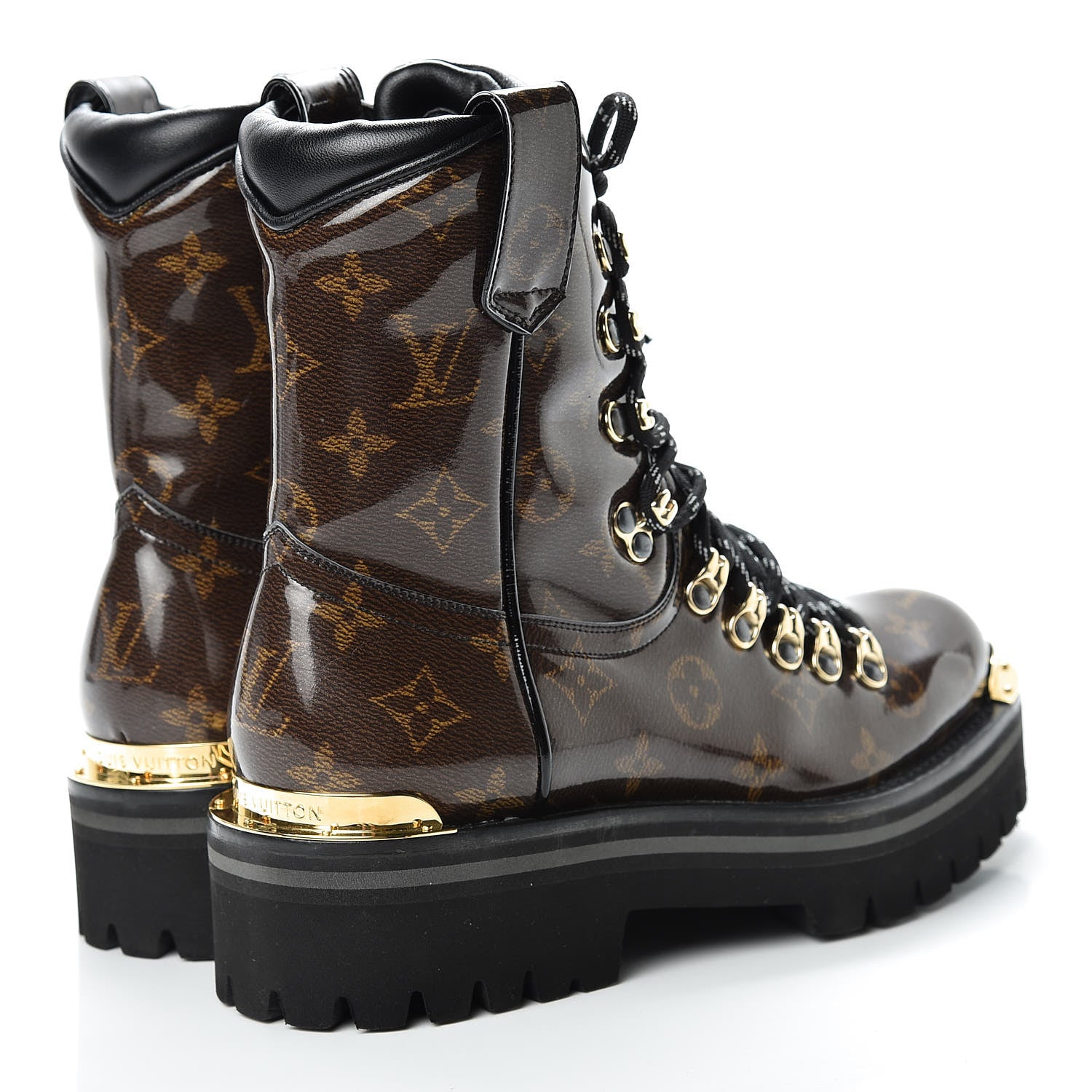 Louis Vuitton Monogram Glaze Mens Outland Ankle Boots 4 Ebene 2 of 9