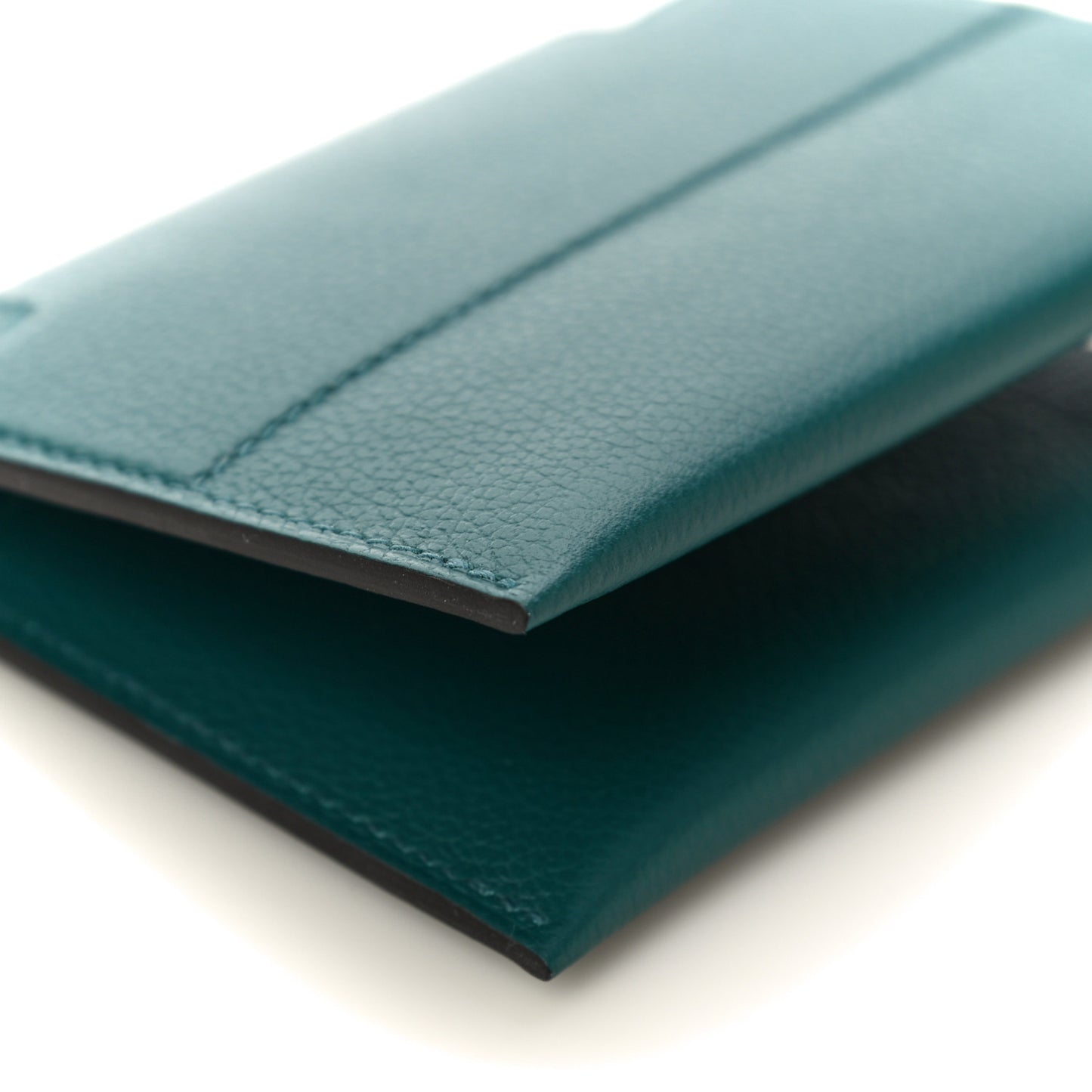 Allegretto Chevre Mysore H'Sport Open Vertical Card Holder Vert Bosphore