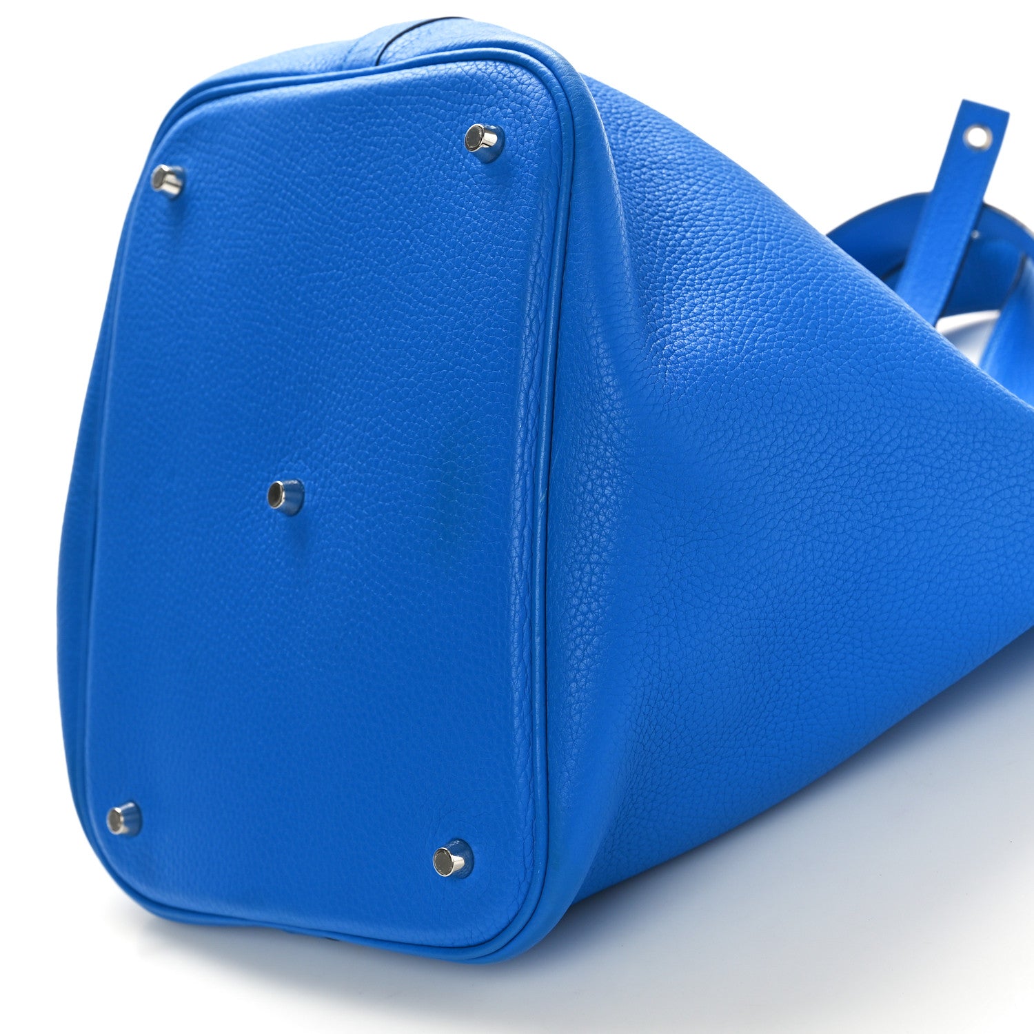 Hermes Taurillon Clemence Picotin Lock 26 GM Bleu Hydra 9 of 9