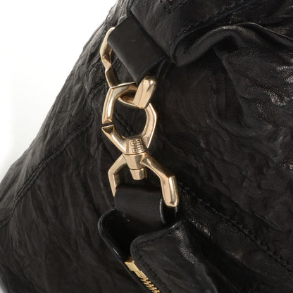Givenchy Wrinkled Lambskin Medium Nightingale Black 9 of 10