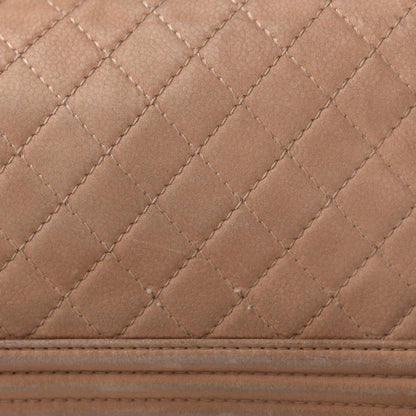 Chanel Iridescent Caviar Quilted Medium Boy Flap Beige 12 of 14