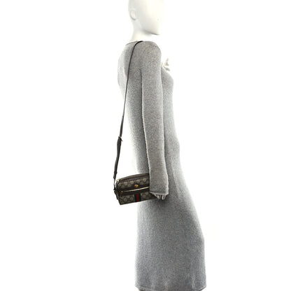 Gucci GG Supreme Monogram Web Mini Ophidia Shoulder Bag Brown 2 of 11