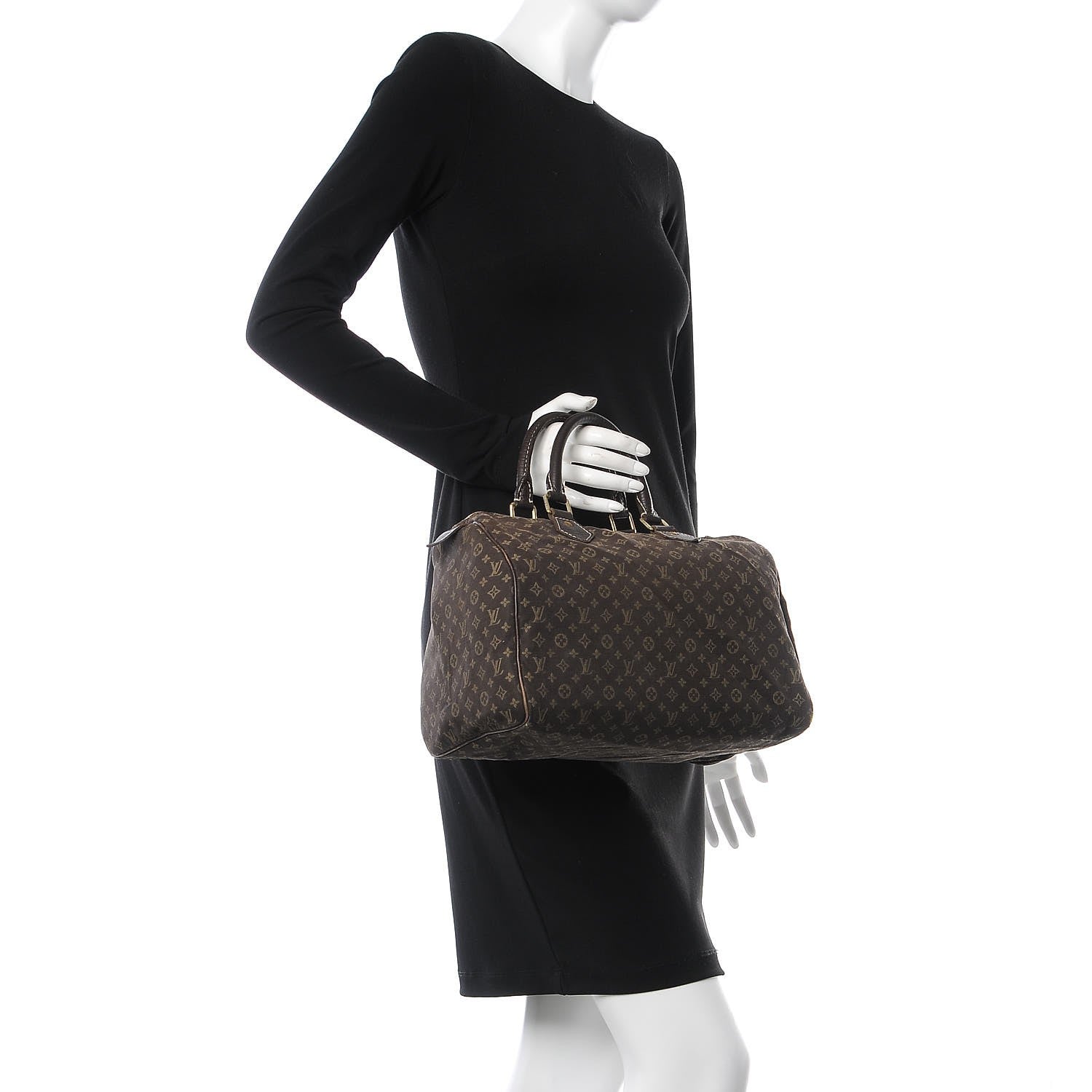 Louis Vuitton Mini Lin Speedy 30 Ebene 2 of 7