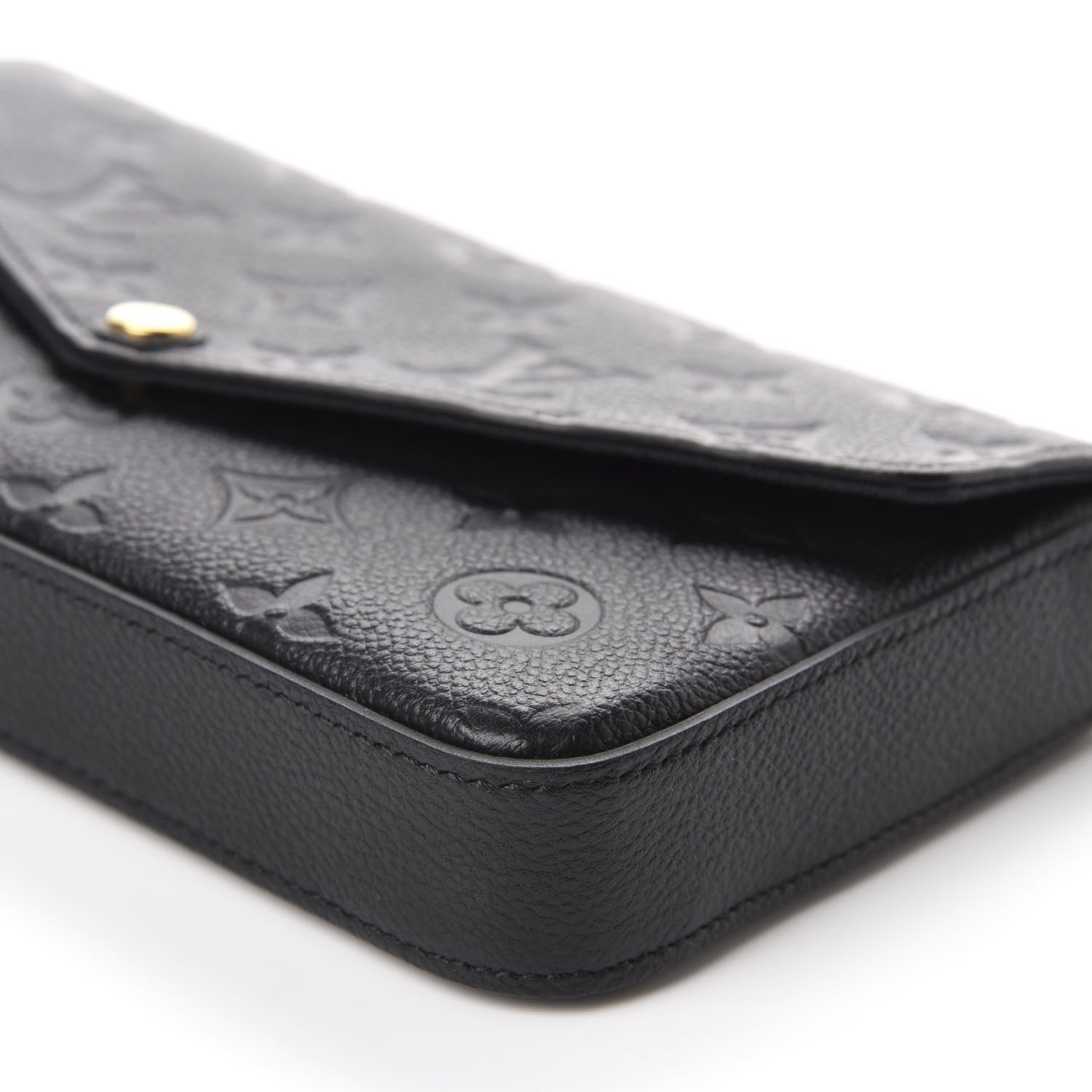 Louis Vuitton Empreinte Pochette Felicie Chain Wallet Black 7 of 15