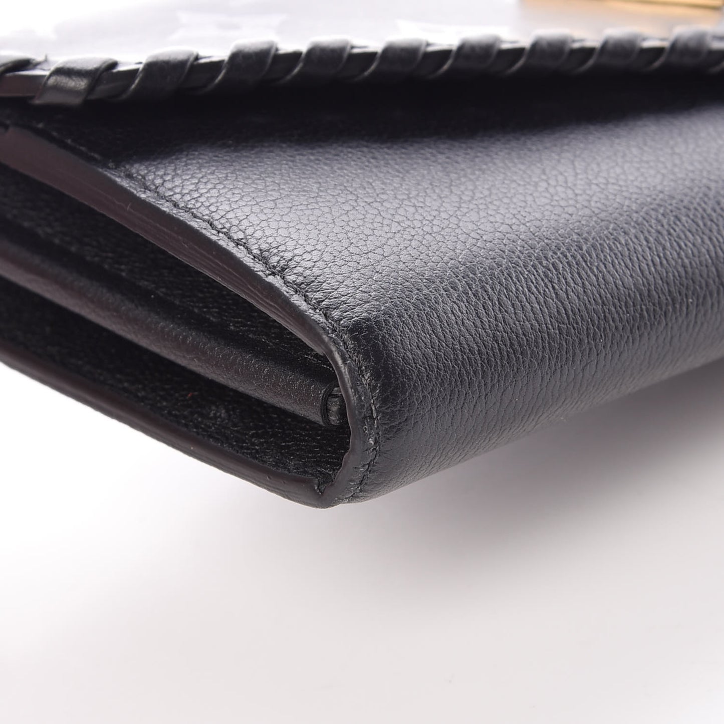 Monogram Cuir Plume Very Wallet Black