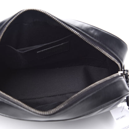 Saint Laurent Calfskin Matelasse Monogram Lou Camera Bag Black 5 of 11
