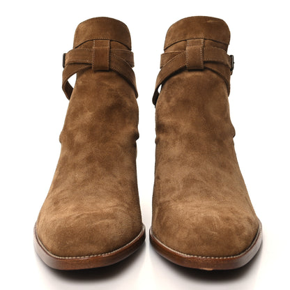 Saint Laurent Suede Calfskin Mens Wyatt Chelsea Boots 41.5 Land 2 of 8