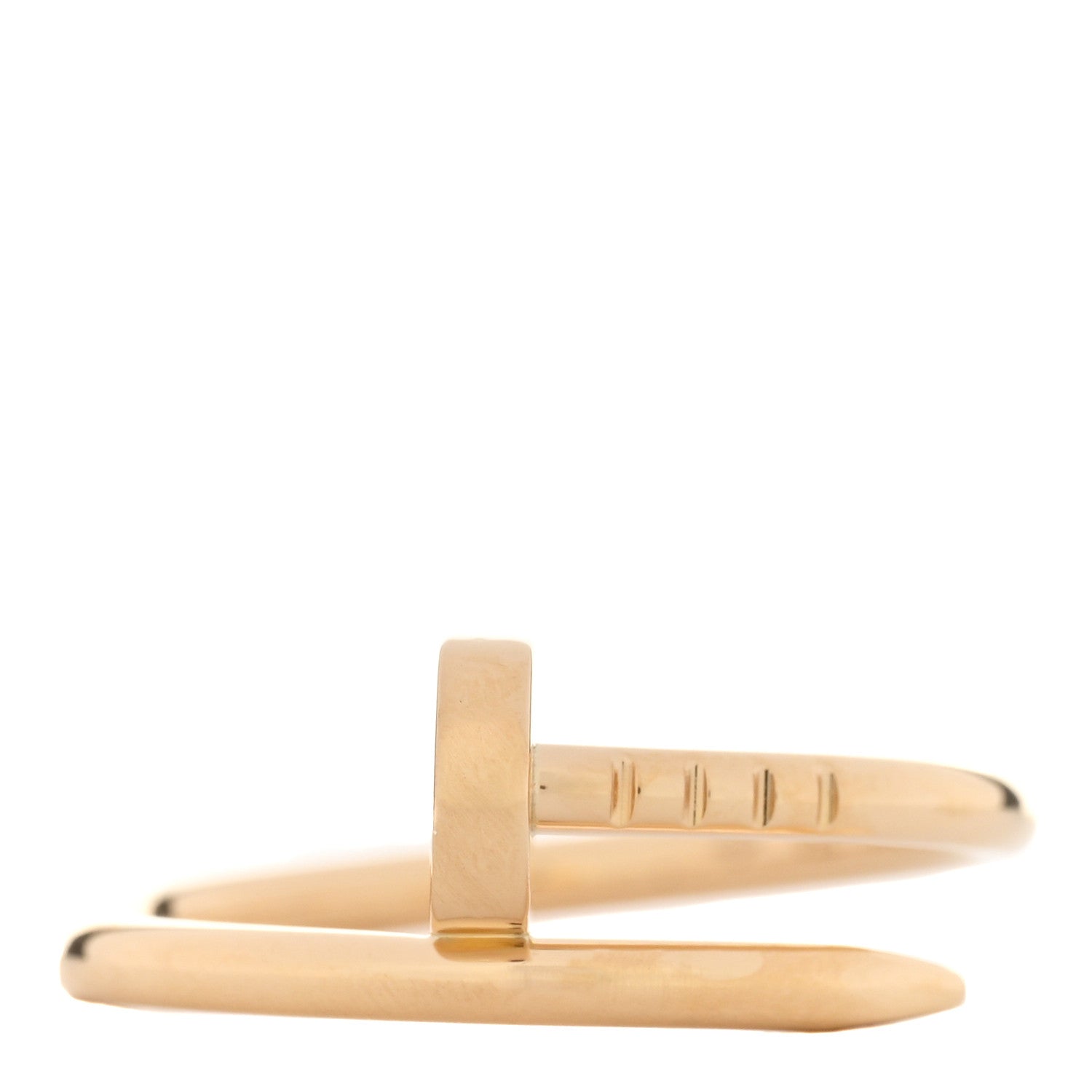 Cartier 18K Yellow Gold Small Juste Un Clou Ring 50 5.25 1 of 5