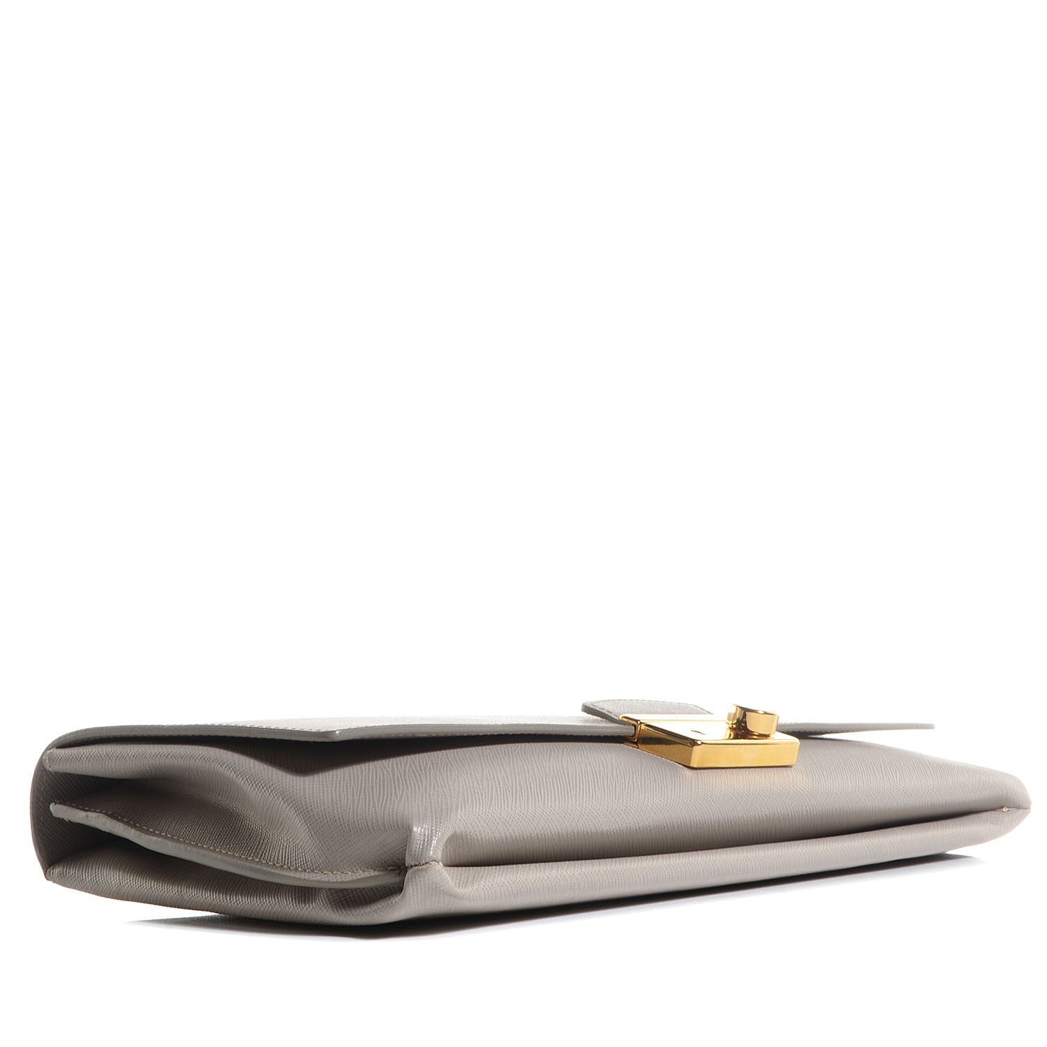 Prada Saffiano Lux Flap Clutch Pomice 4 of 9